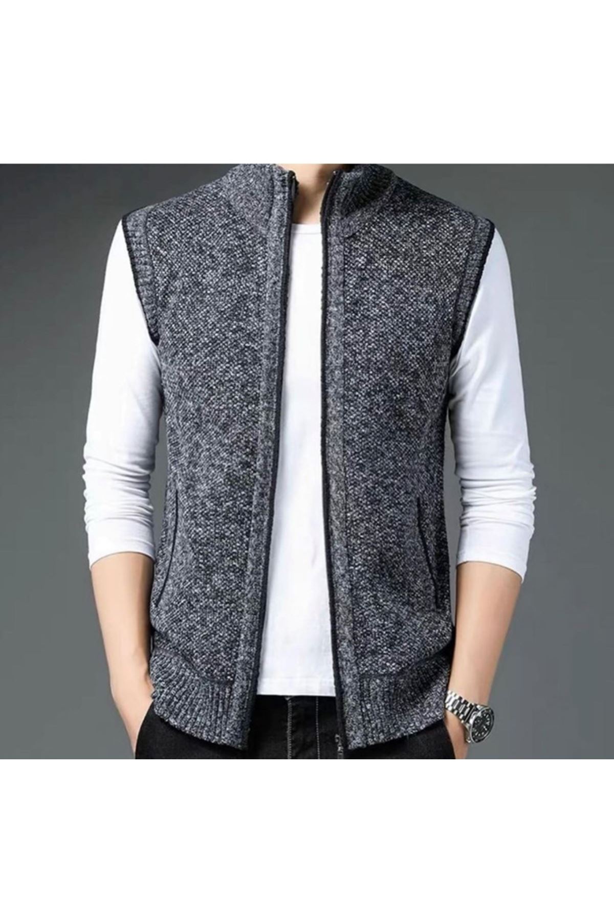 ملابس رجالية شتوية جاكيت صوف 