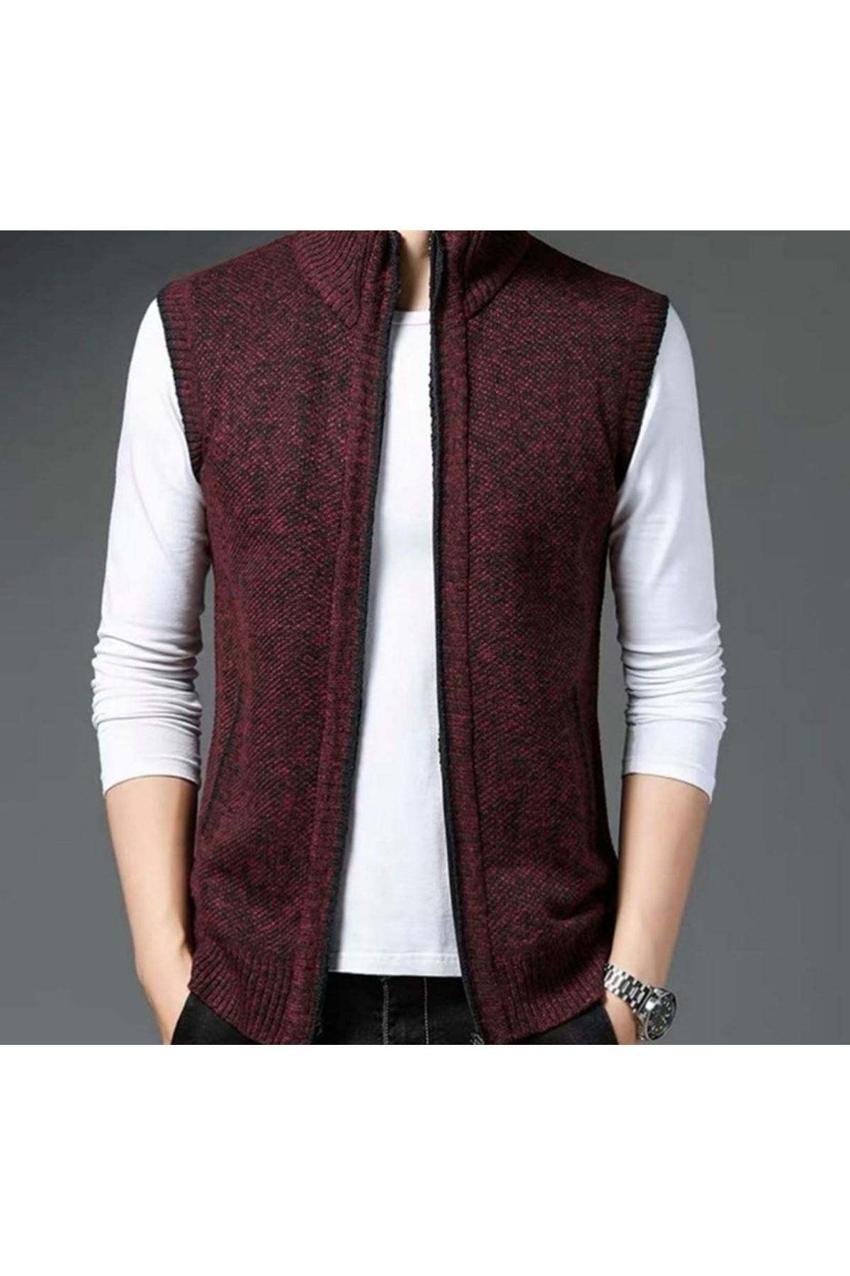 ملابس رجالية شتوية جاكيت صوف 