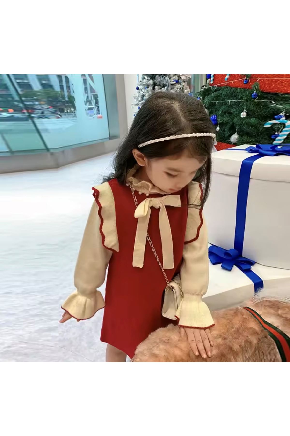 طفل بنت شتوية فستان 