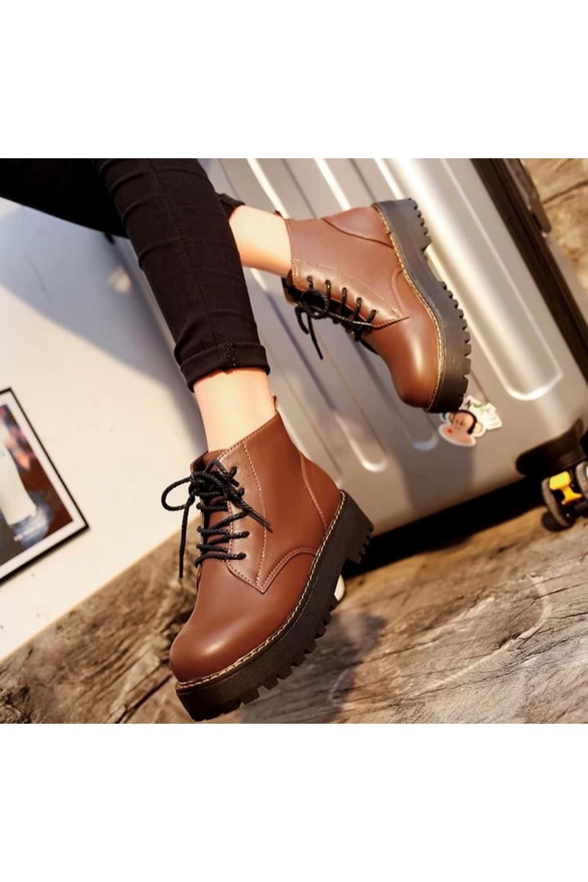 احذية نسائية شتوية بوت قصير كعب