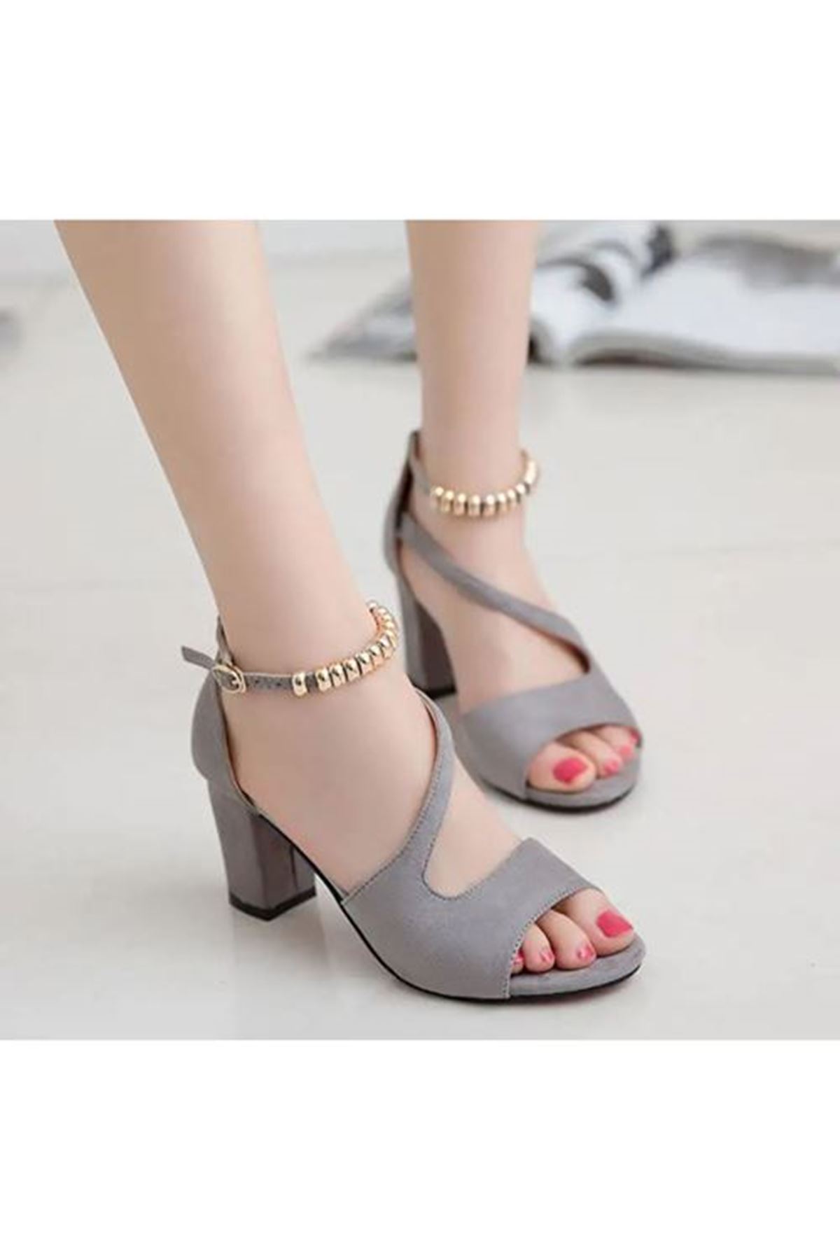 احذية نسائية صيفية حذاء كعب 