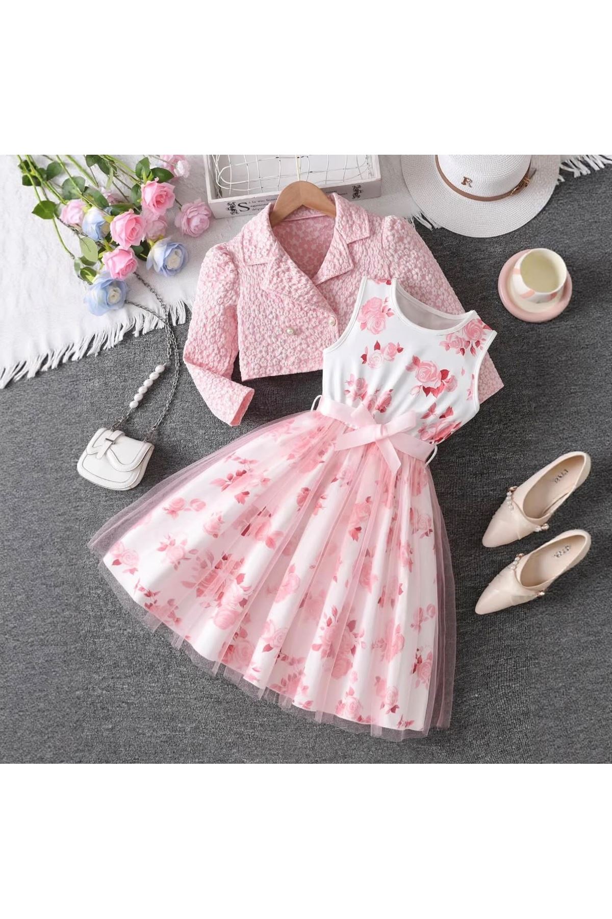 طفل بنت صيفية فستان 