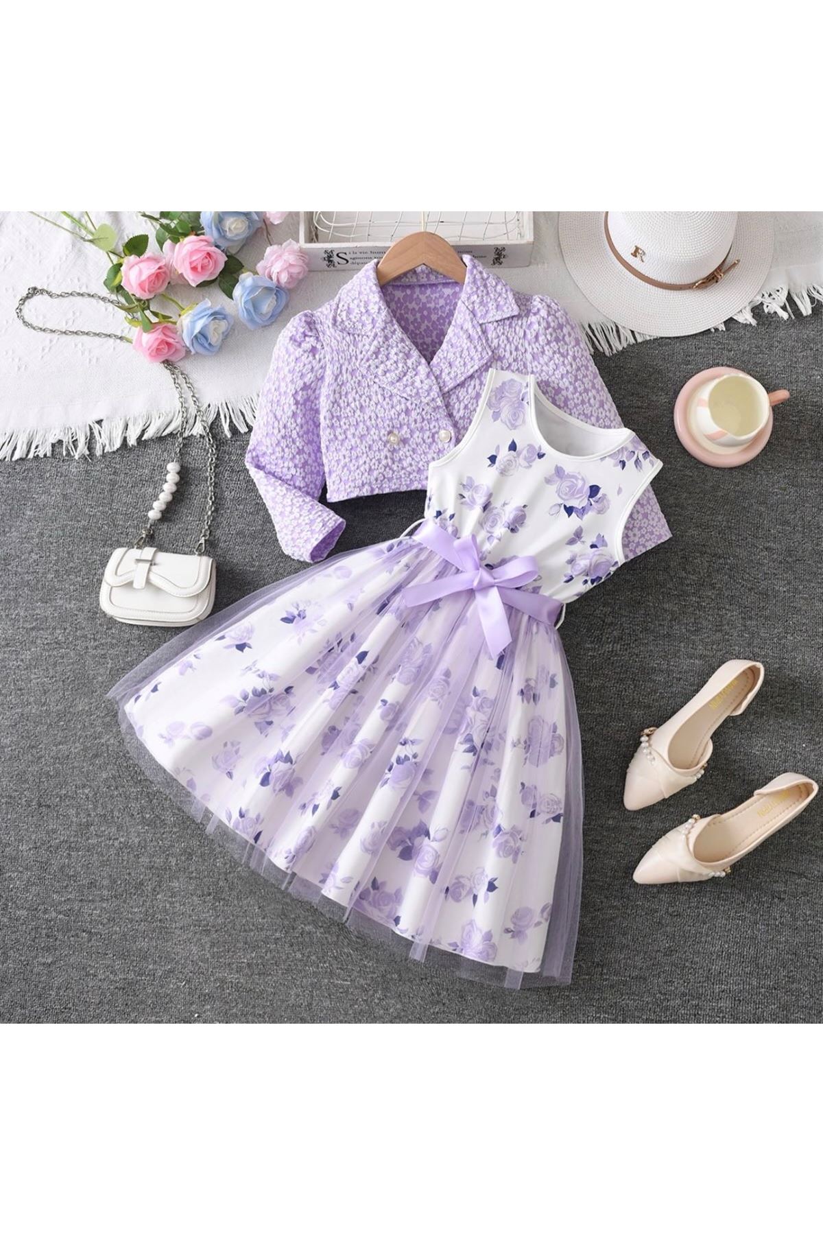 طفل بنت صيفية فستان 