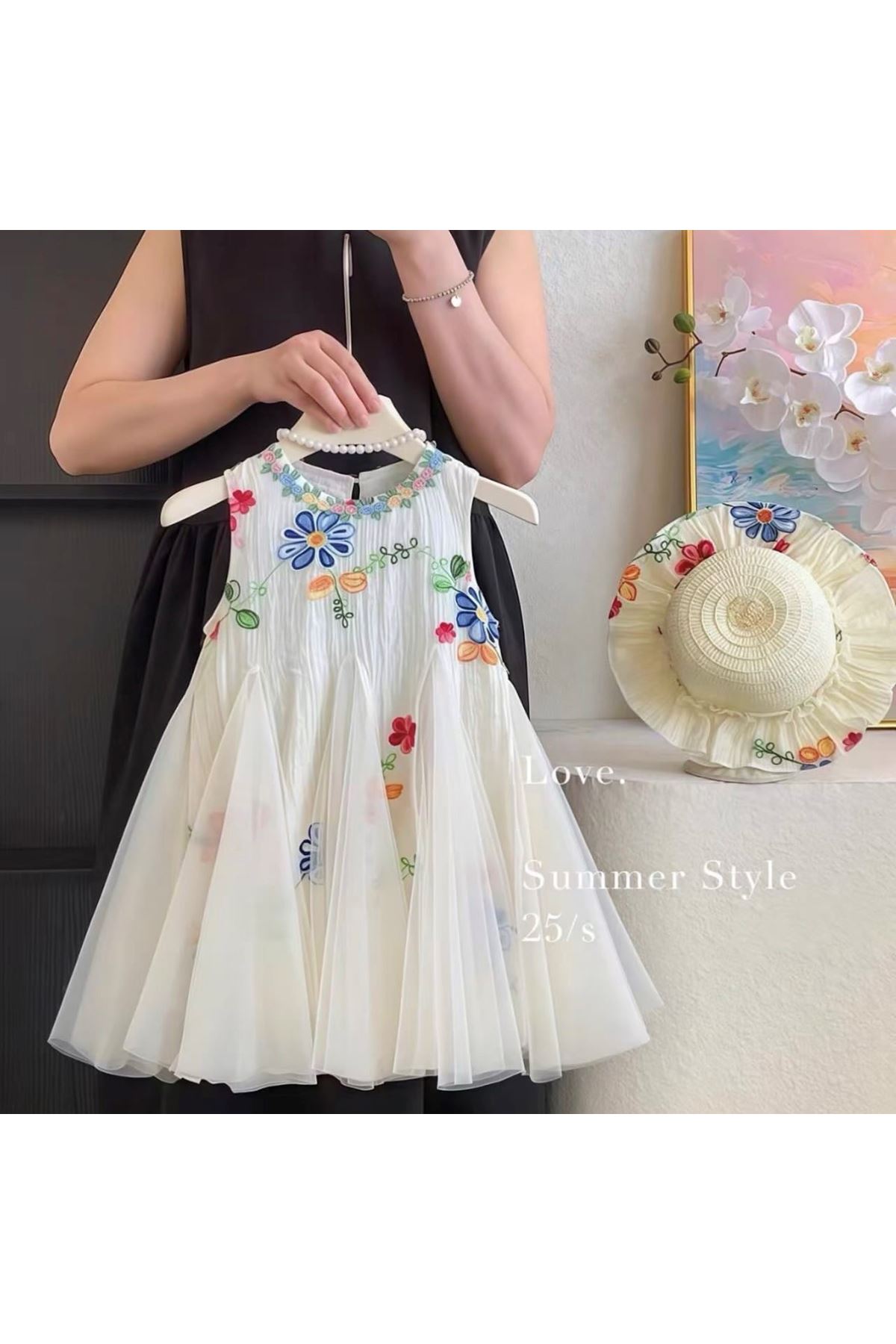 طفل بنت صيفية فستان 