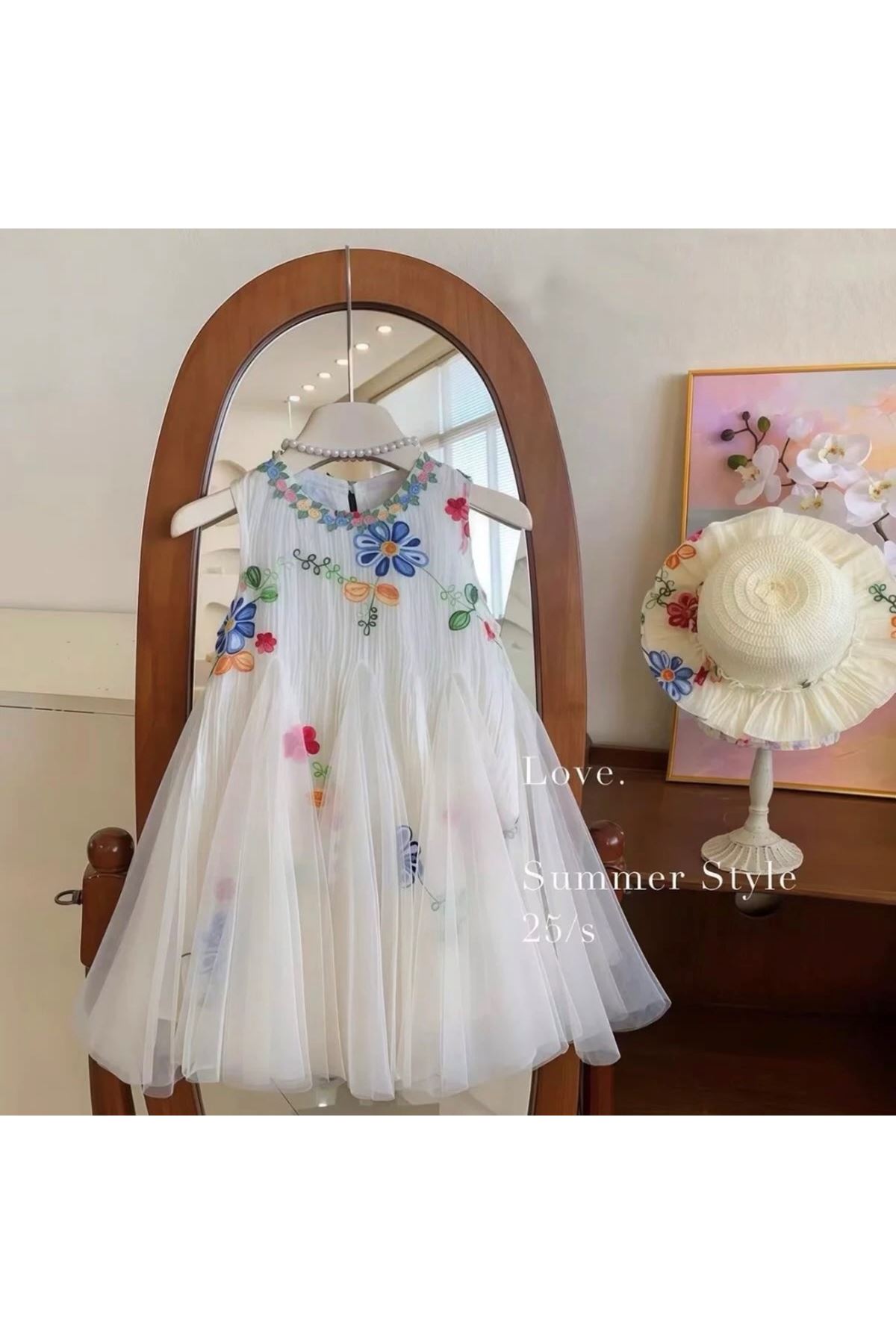 طفل بنت صيفية فستان 