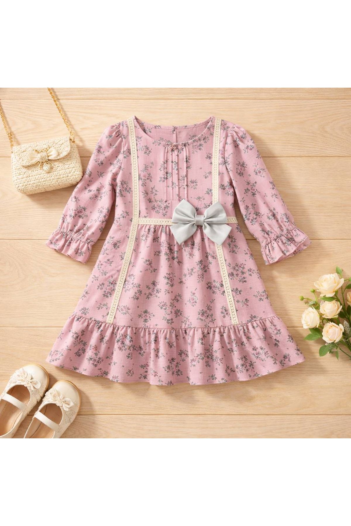 طفل بنت صيفية فستان 