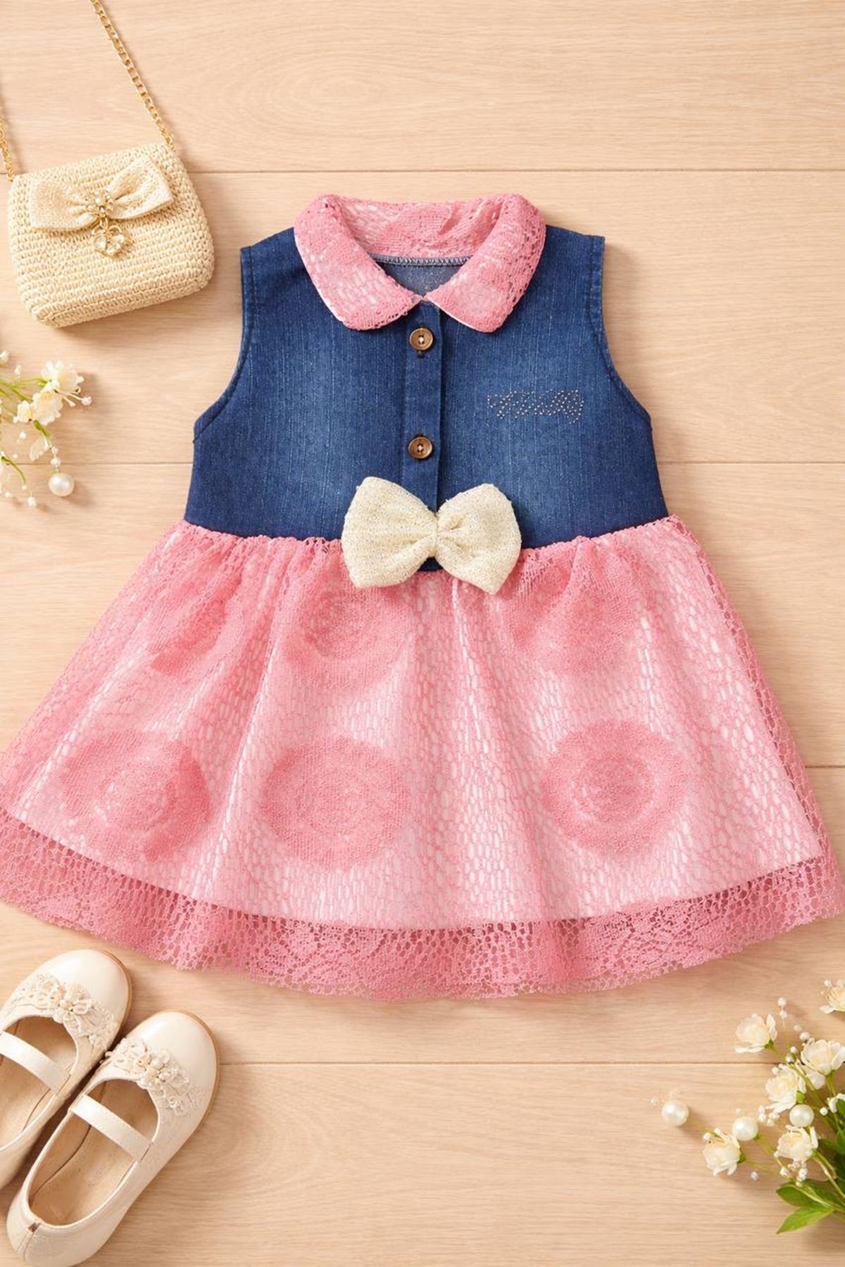 طفل بنت صيفية فستان 