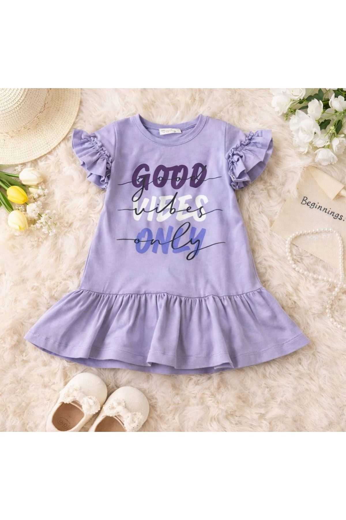 طفل بنت صيفية فستان 