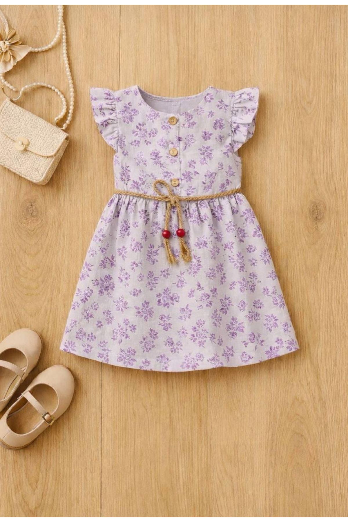 طفل بنت صيفية فستان 