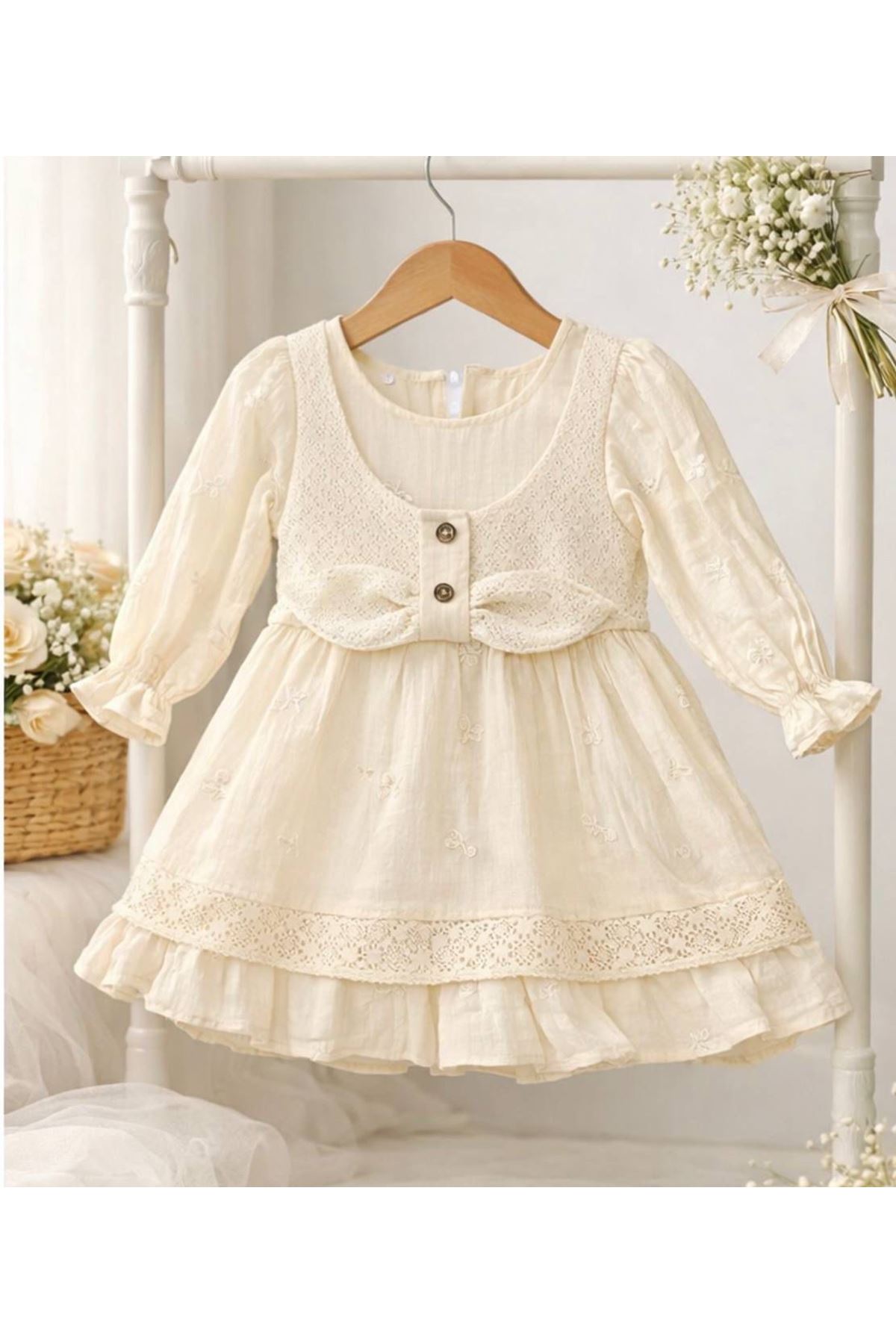 طفل بنت صيفية فستان 