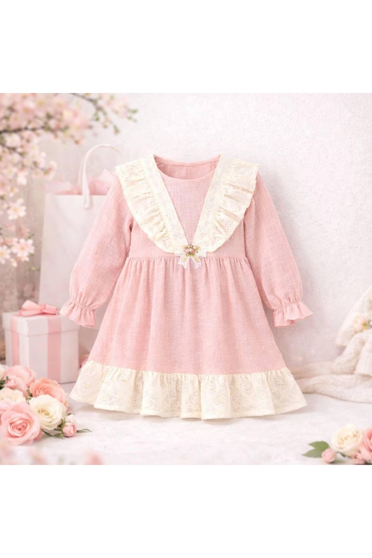 طفل بنت صيفية فستان 