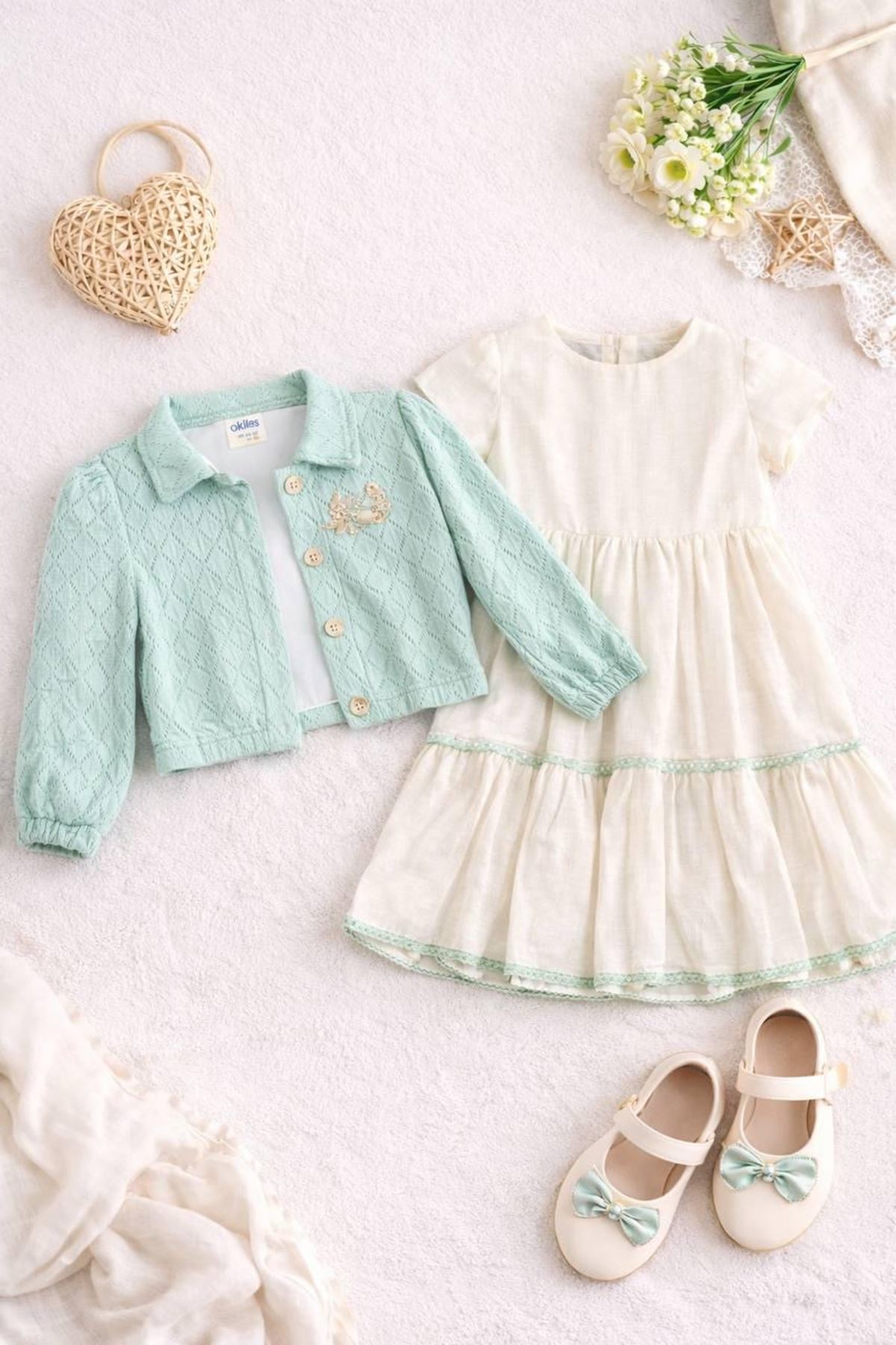 طفل بنت صيفية فستان 