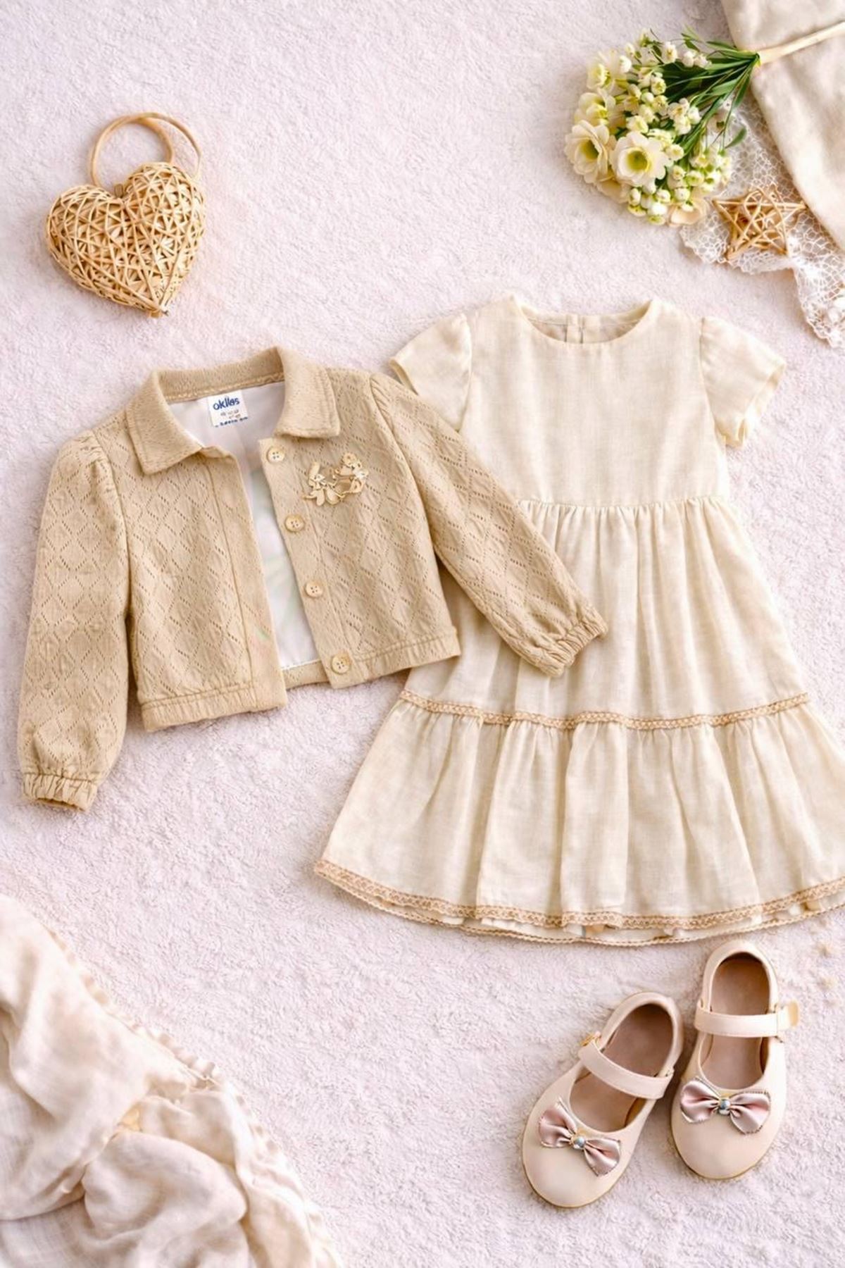 طفل بنت صيفية فستان 