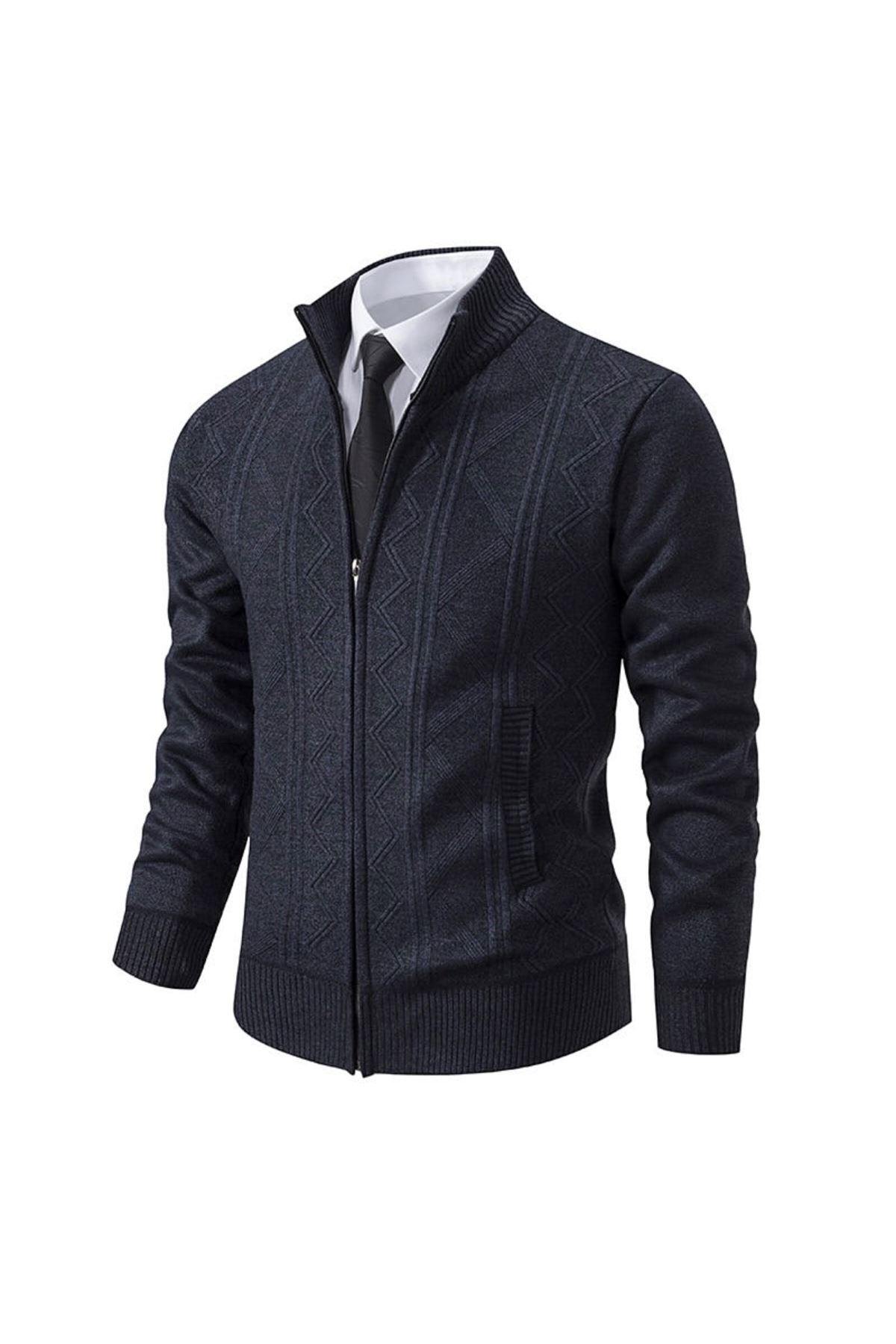 ملابس رجالية شتوية جاكيت صوف