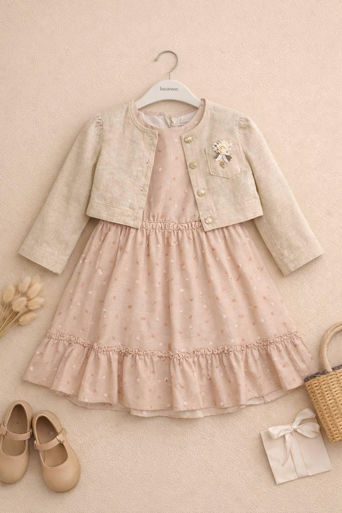 طفل بنت صيفية فستان 