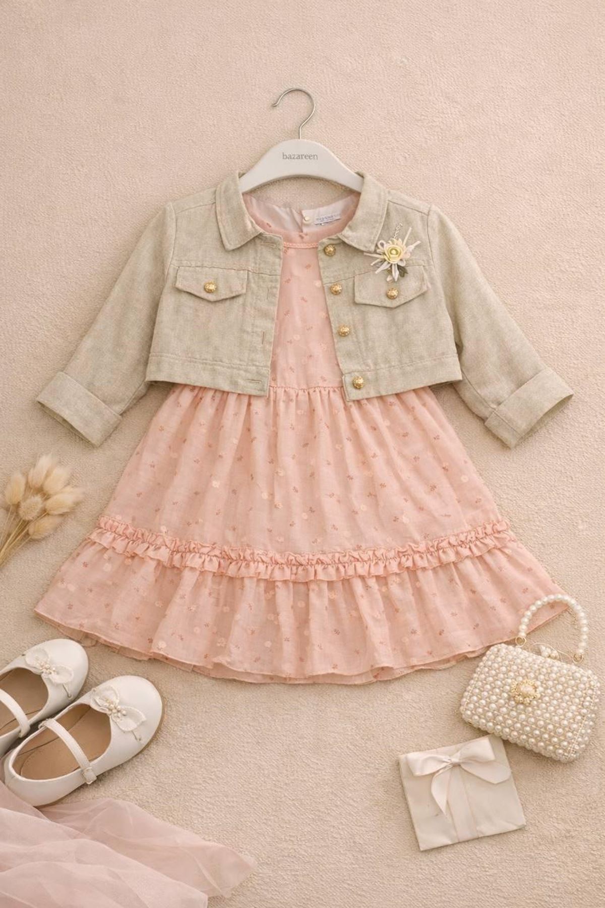 طفل بنت صيفية فستان 