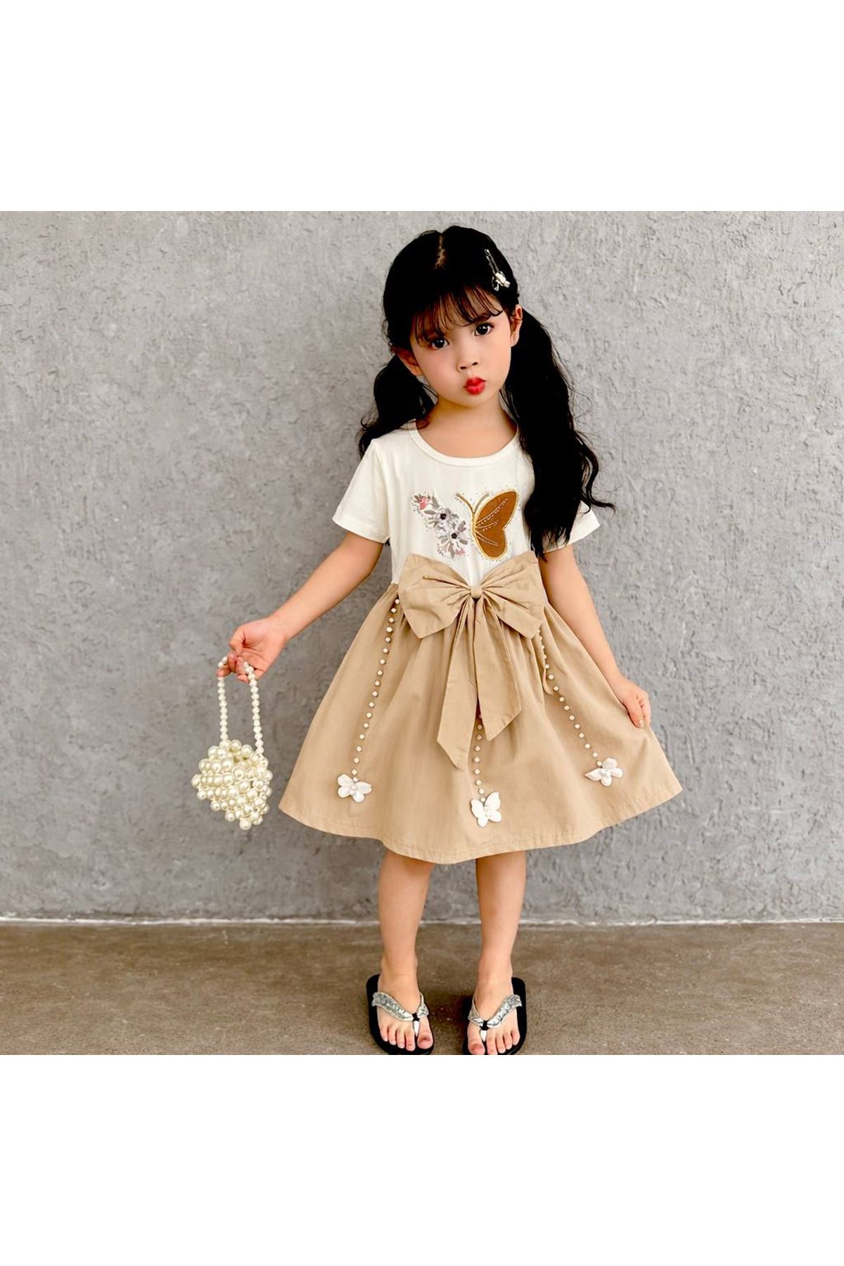 طفل بنت صيفية فستان 