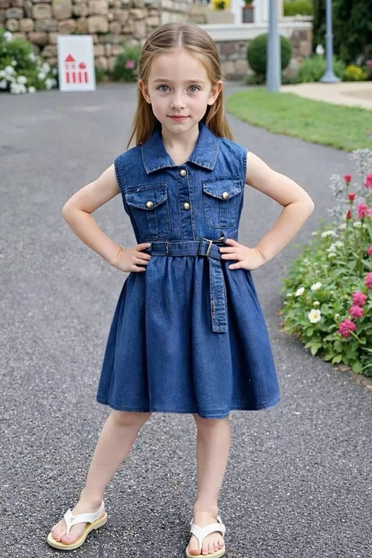 طفل بنت صيفية فستان 