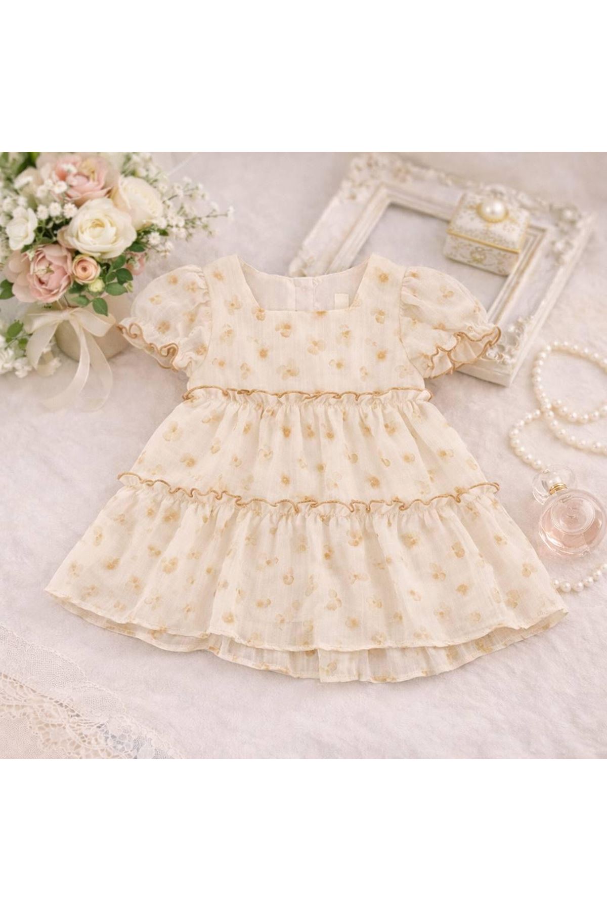 طفل بنت صيفية فستان 