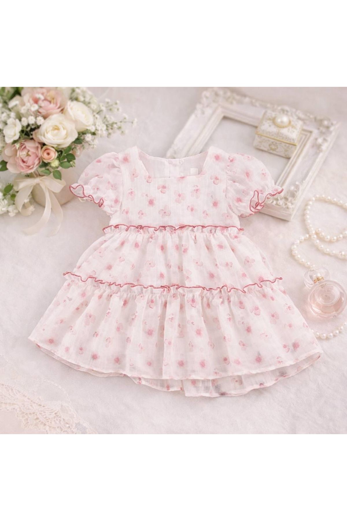 طفل بنت صيفية فستان 