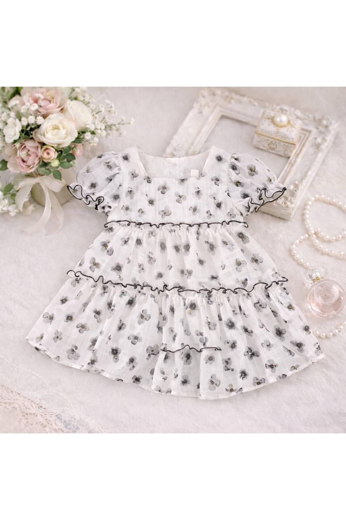 طفل بنت صيفية فستان 