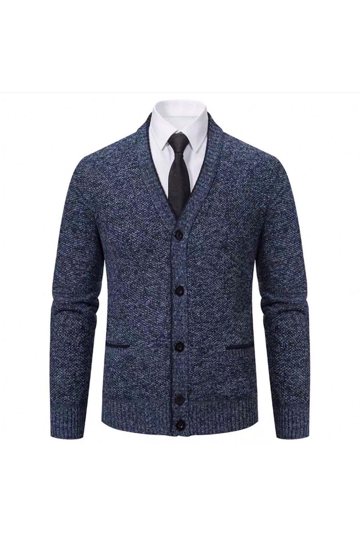 ملابس رجالية شتوية جاكيت صوف