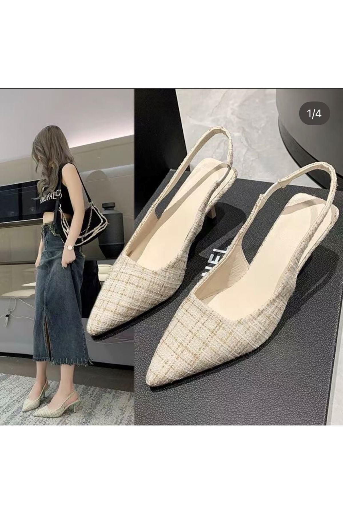 احذية نسائية صيفية حذاء كعب 