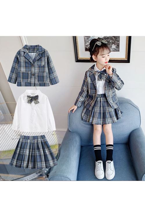 طفل بنت صيفية تنورة جاكيت