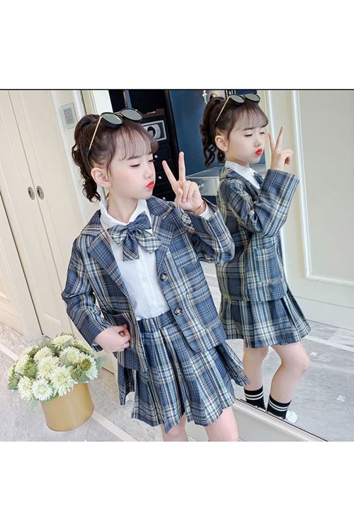 طفل بنت صيفية تنورة جاكيت