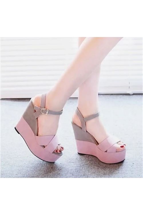 الأحذية النسائية الصيفية حذاء كعب