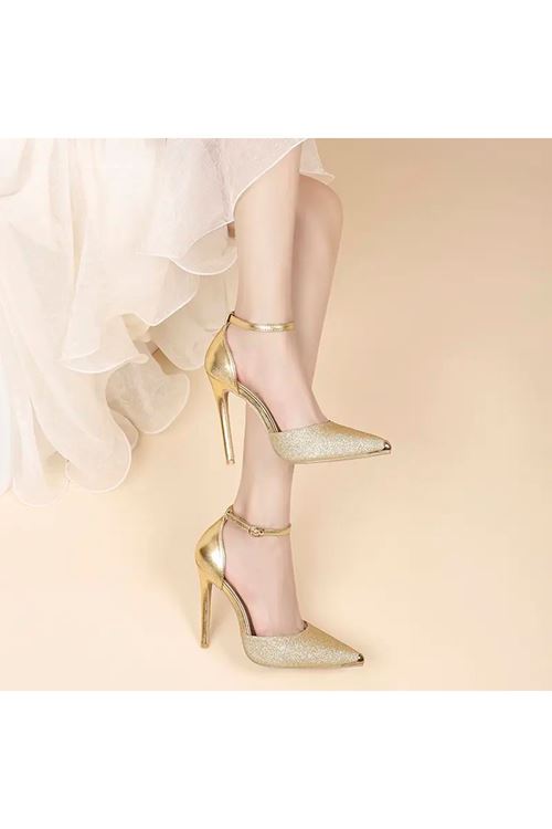 الأحذية النسائية الصيفية حذاء كعب