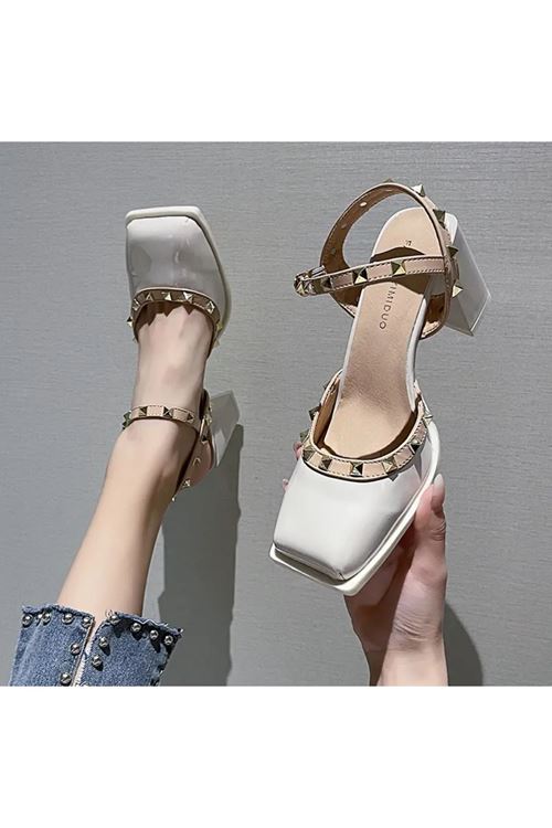 الأحذية النسائية الصيفية حذاء كعب 