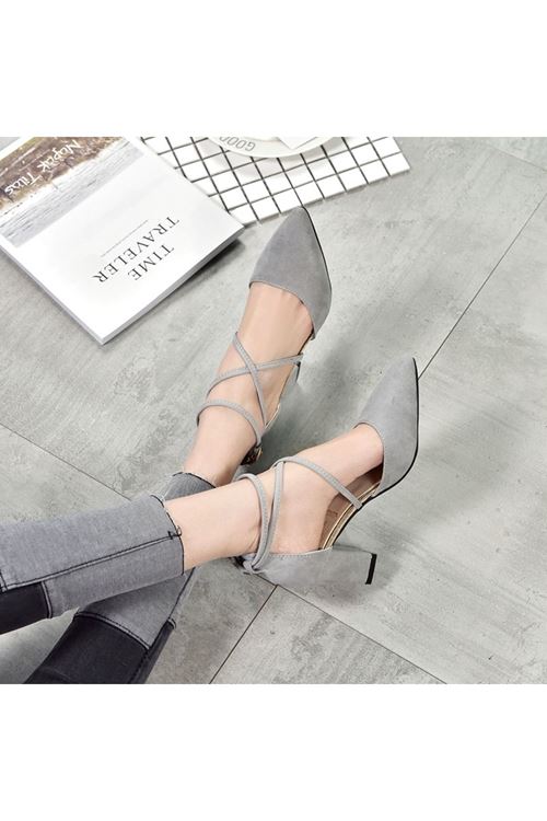 الأحذية النسائية الصيفية حذاء كعب 