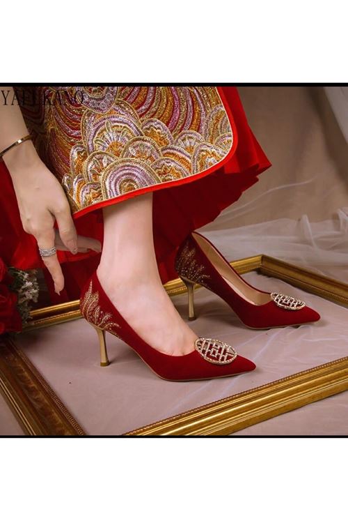 الأحذية النسائية الصيفية حذاء كعب 