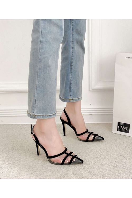 الأحذية النسائية الصيفية حذاء كعب 