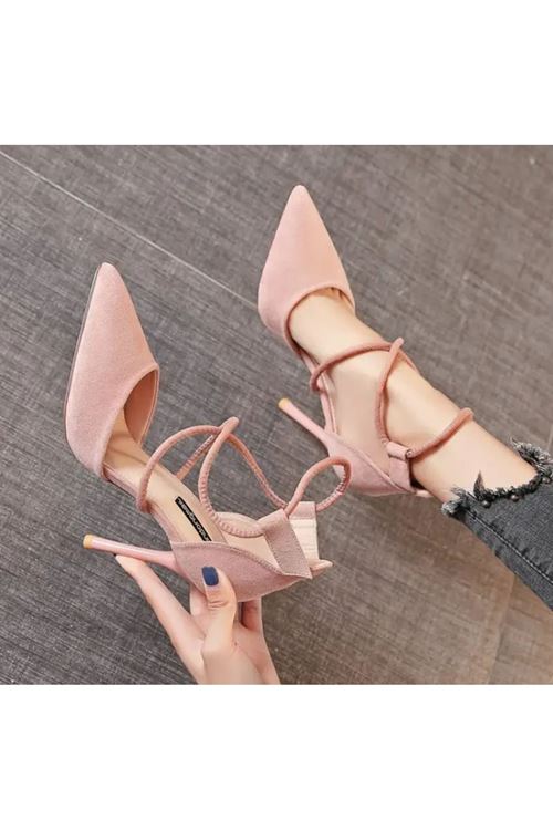 الأحذية النسائية الصيفية حذاء كعب 