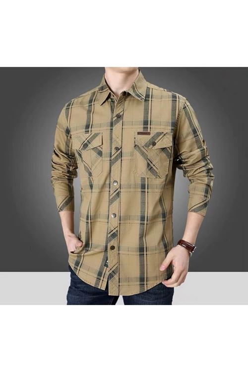 ملابس رجالية شتوية قميص 