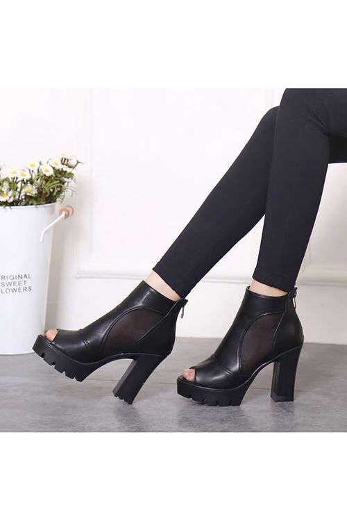 الأحذية النسائية الصيفية حذاء كعب 