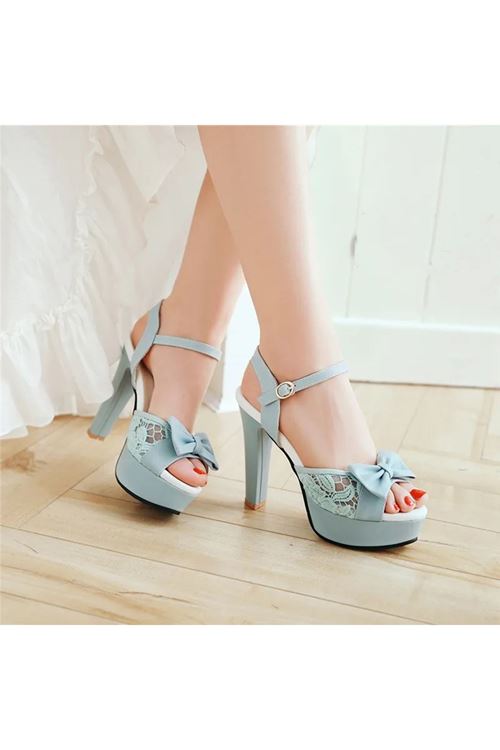 ‎الأحذية النسائية  الصيفية حذاء  كعب