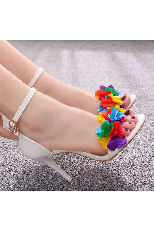 الأحذية النسائية الصيفية حذاء كعب 