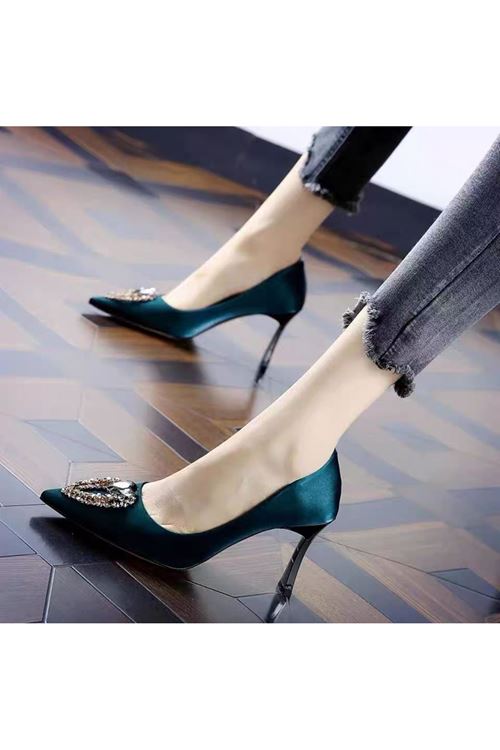 الأحذية النسائية الصيفية حذاء كعب 