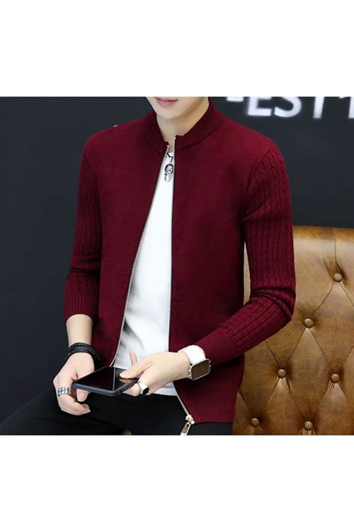 ملابس رجالية شتوية جاكيت صوف