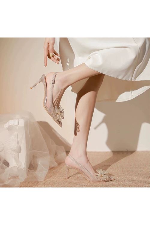 الأحذية النسائية الصيفية حذاء كعب 