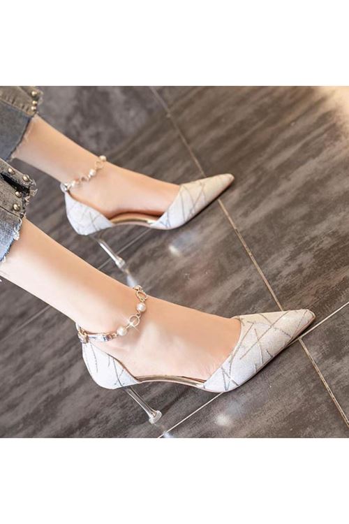 الأحذية النسائية الصيفية حذاء كعب 