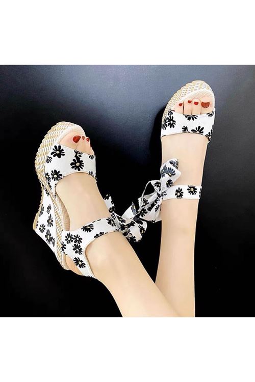 الأحذية النسائية الصيفية حذاء كعب 