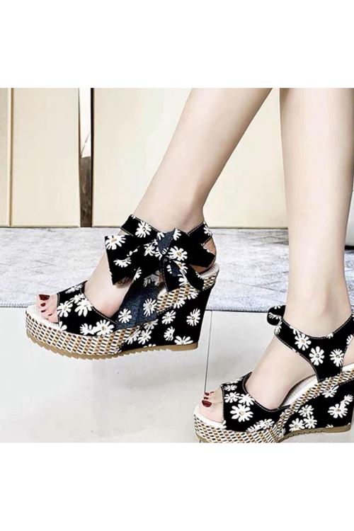 الأحذية النسائية الصيفية حذاء كعب 