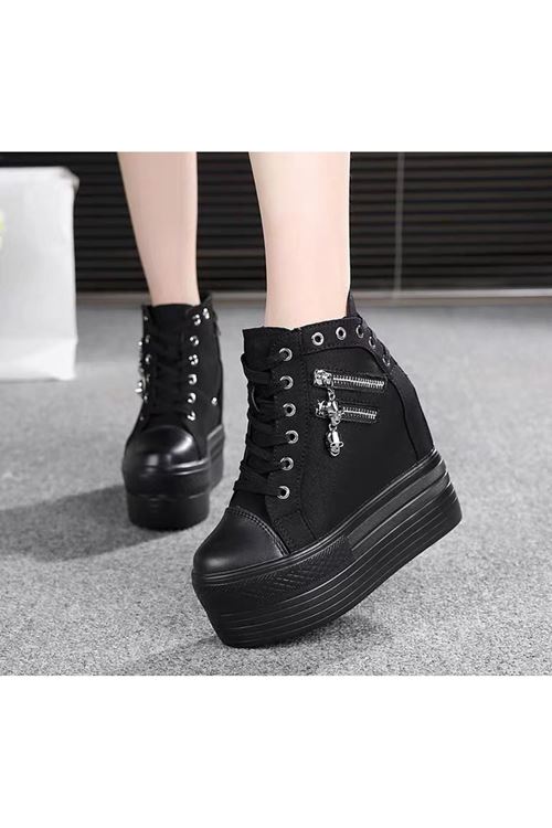 ‎الأحذية النسائية الشتوية بوت قصير كعب