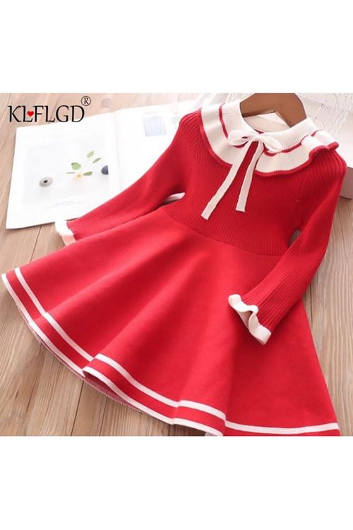 طفل بنت شتوية فستان