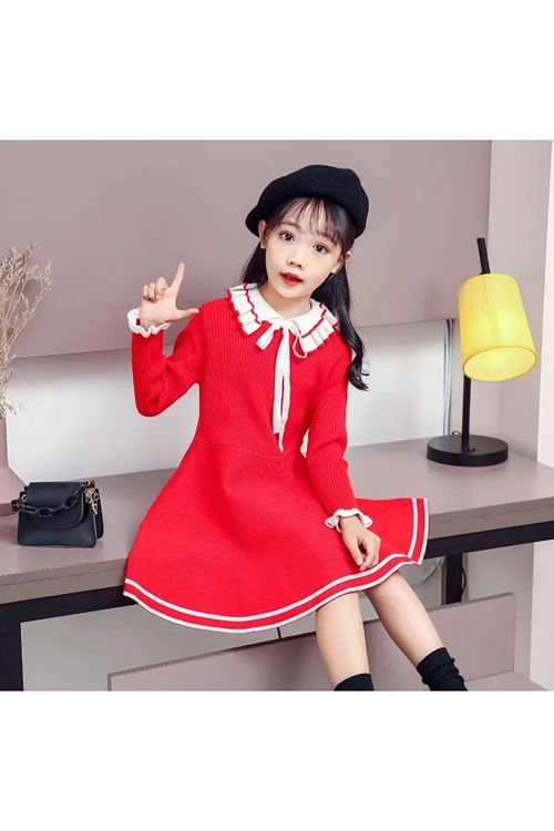 طفل بنت شتوية فستان