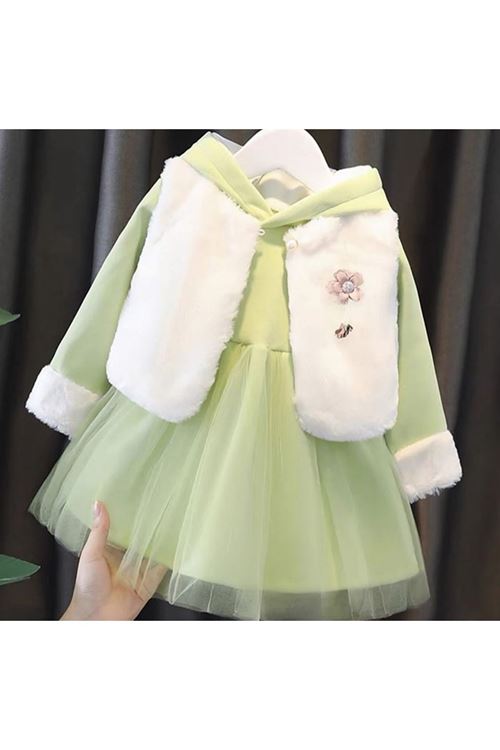 طفل بنت شتوية فستان